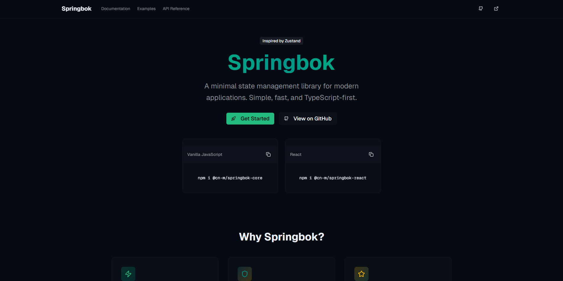 Springbok – State Management Library